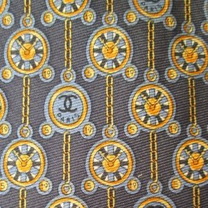 Chanel silk men's tie